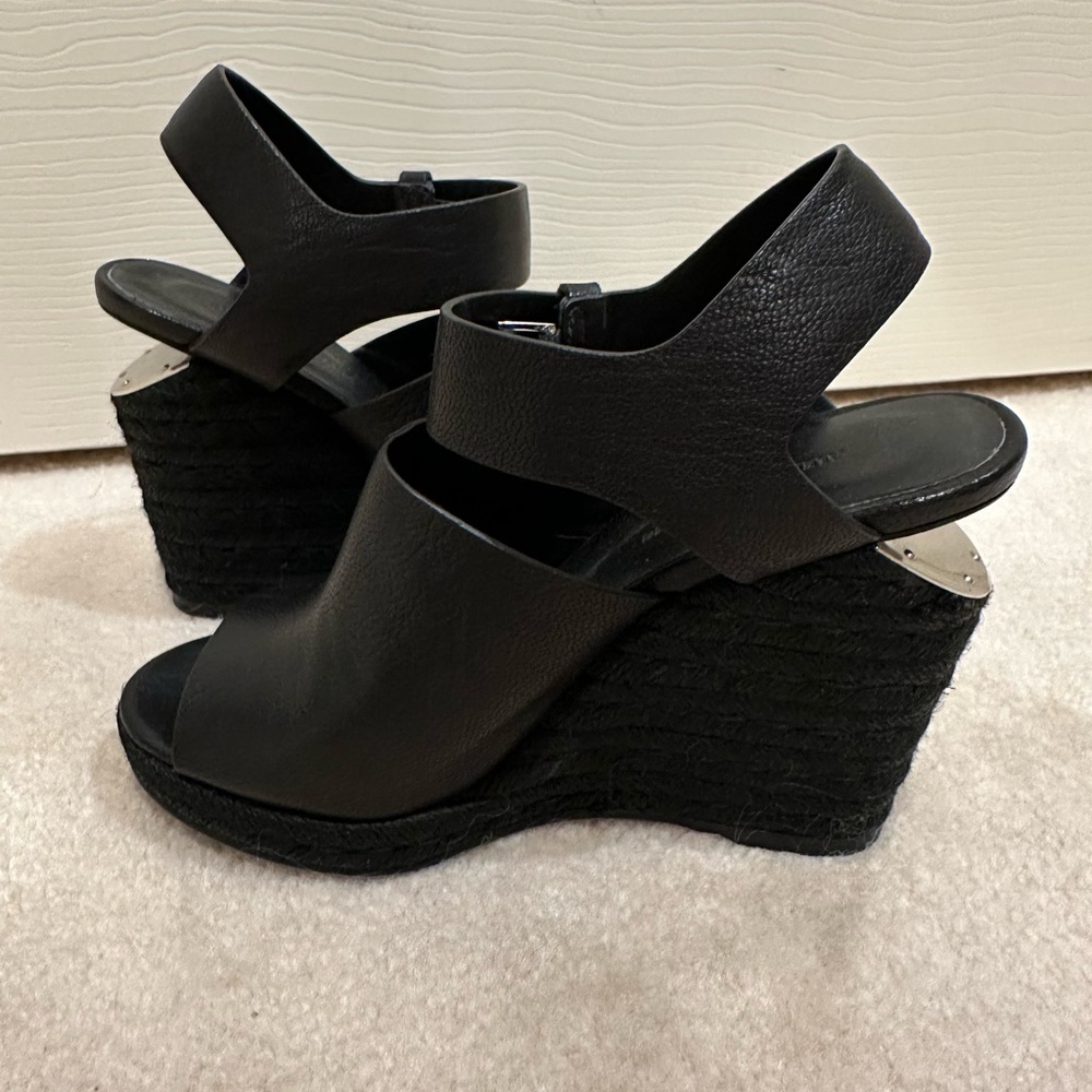 Alexander Wang Black Wedge Heel